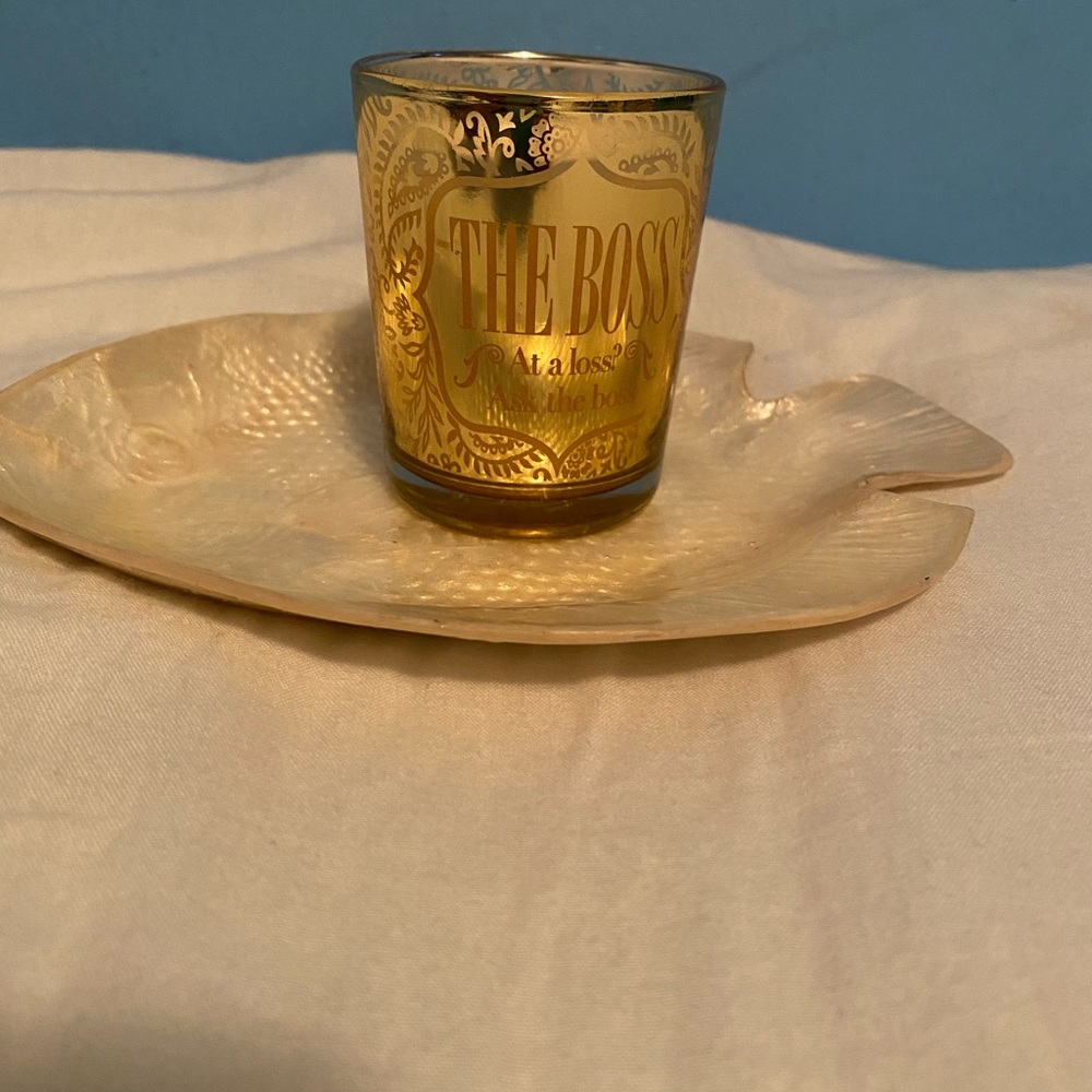 White candle for purity and cleansing